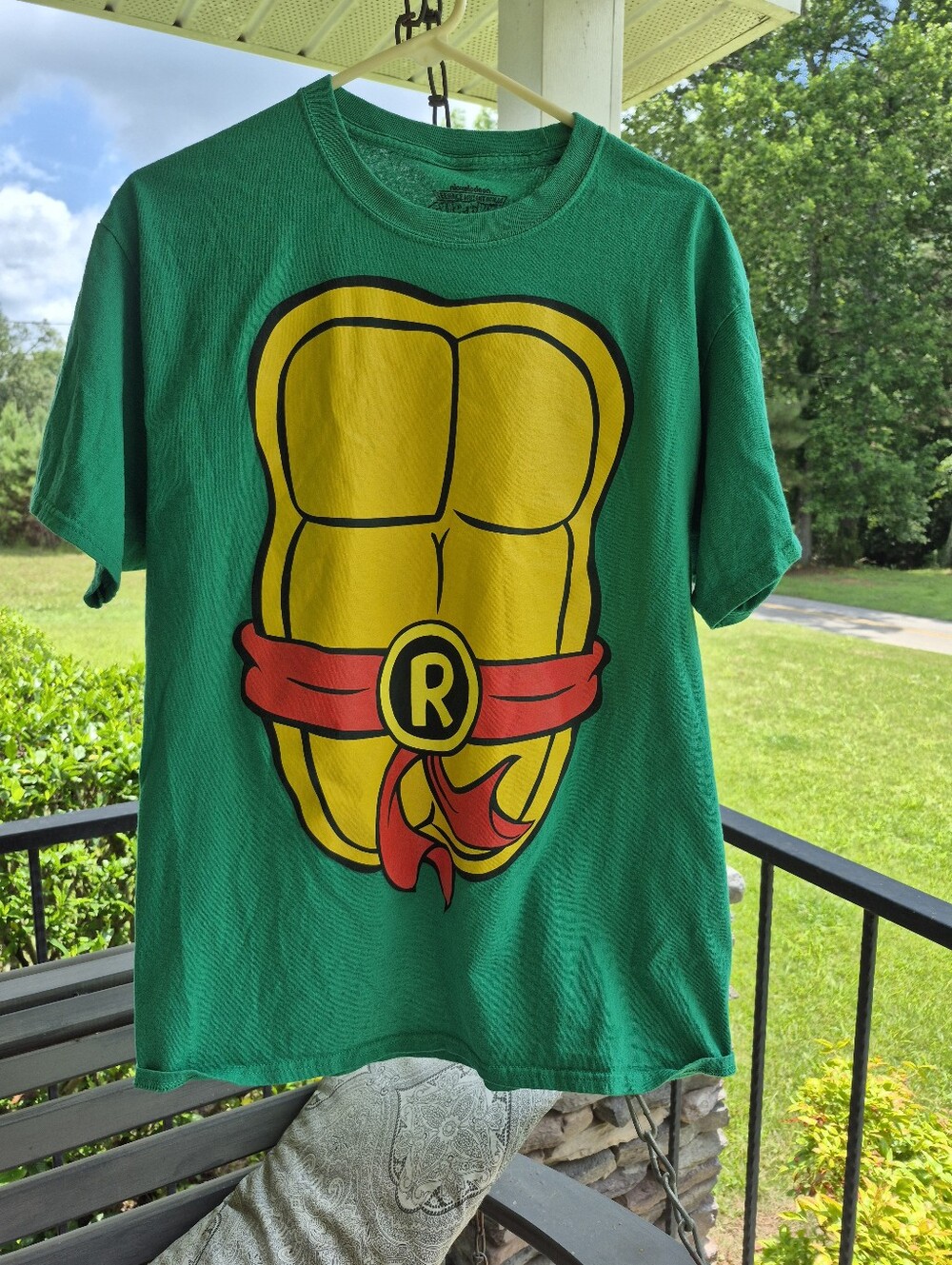 Nickelodeon Teenage Mutant Ninja Turtles Logo Tee - Green & Black